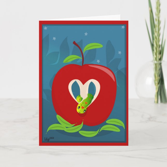 Love You to the very Core Valentines' Day Card (Front)