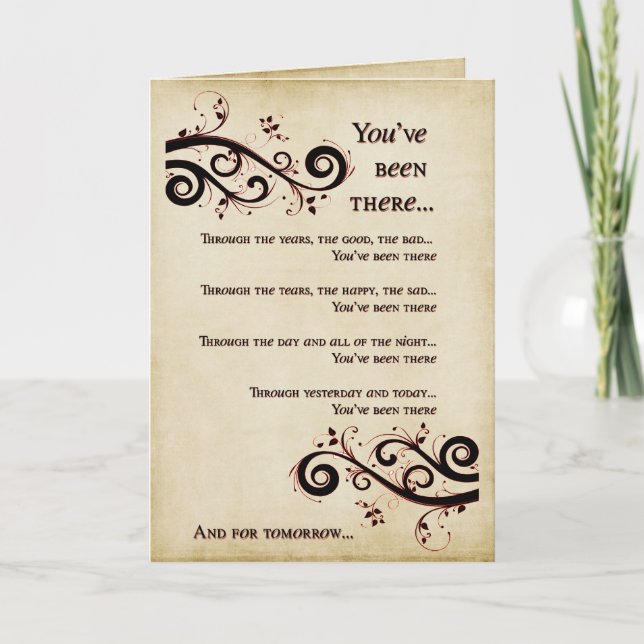 Love You Today and Tomorrow Greeting Card (Front)