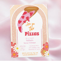 Love You Two Pizza Party Birthday