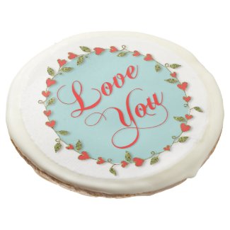 Love You Valentine Hearts Vine