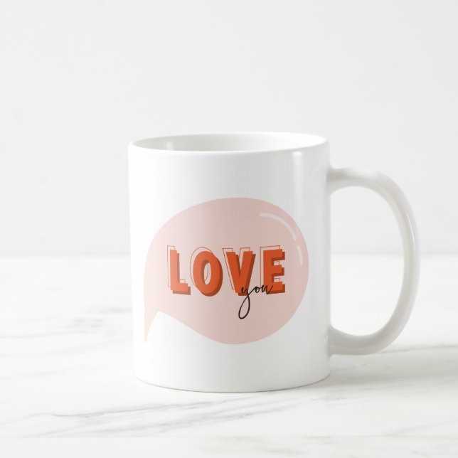 Love You Valentine’s Day Mug (Right)
