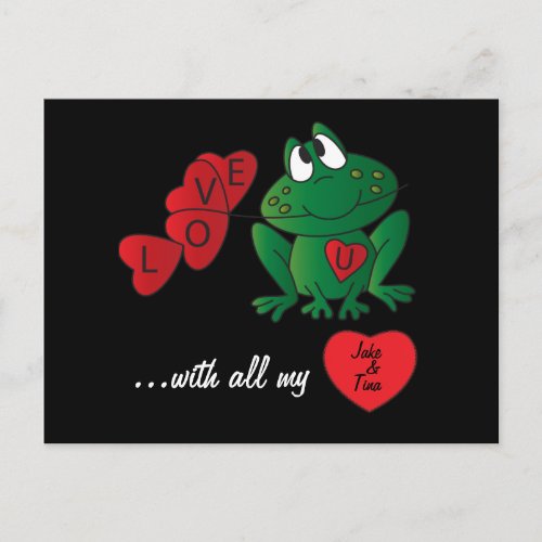 Love you with All My Heart Postcard