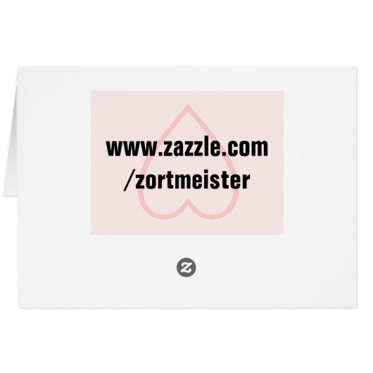 Love You With My Butt Card (Back Horizontal)