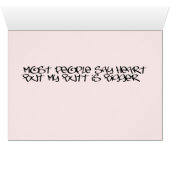 Love You With My Butt Card (Inside Horizontal (Bottom))