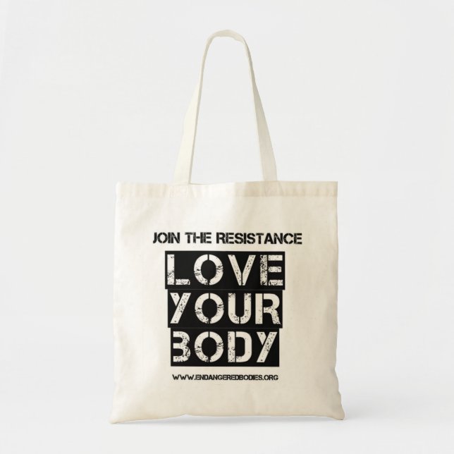 LOVE YOUR BODY TOTE BAG (Front)