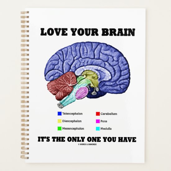Love Your Brain It's The Only One You Have Advice Planner