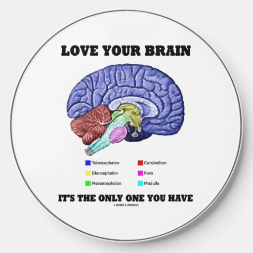 Love Your Brain Its The Only One You Have Advice Wireless Charger