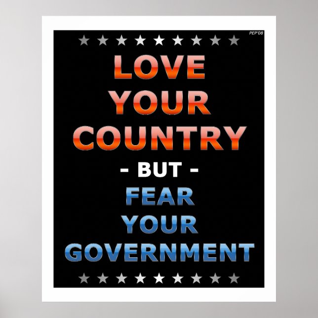 Love Your Country Poster (Front)