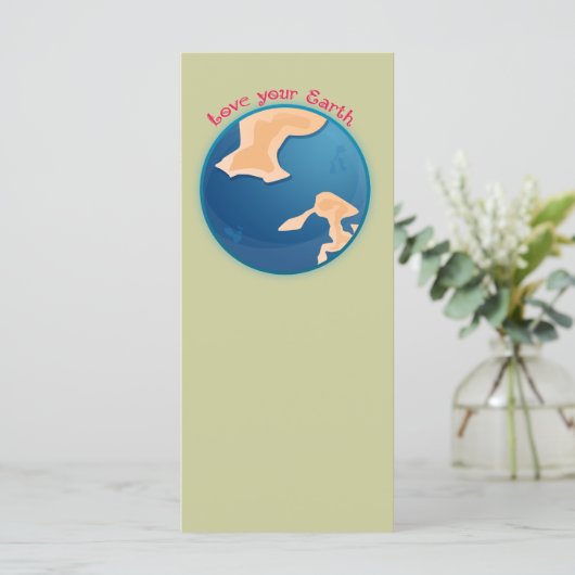Love your Earth Book Mark (Standing Front)