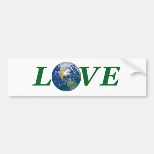 Love Your Earth Bumper Sticker