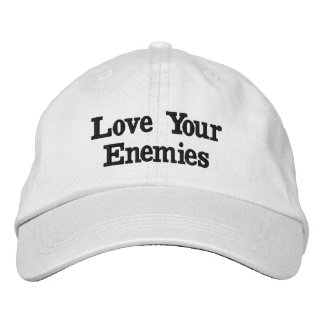 "Love Your Enemies" Embroidered Baseball Cap