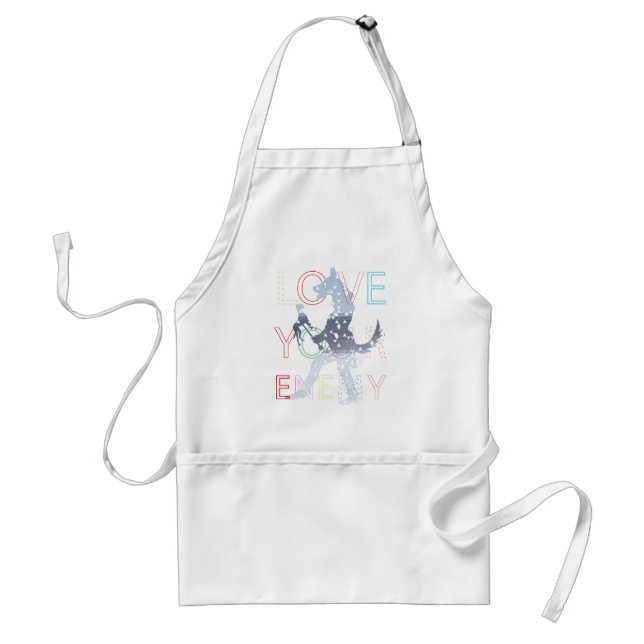 Love your Enemy Adult Apron (Front)