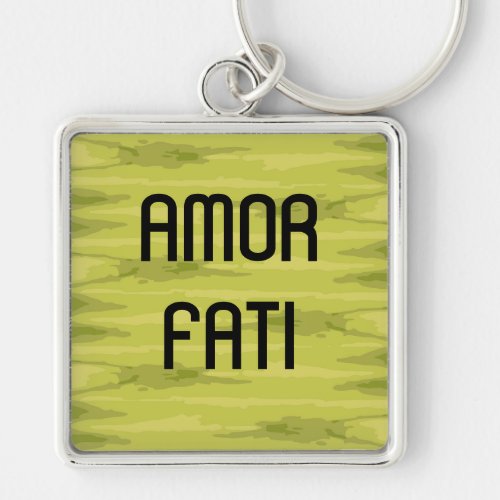 Love Your Fate Latin Keychain