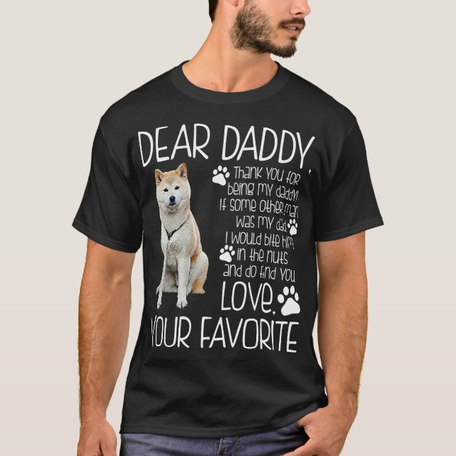 Love Your Favorite Akita Dog Tshirt (Front)