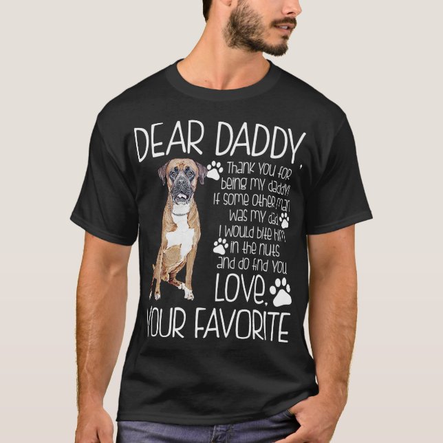 Love Your Favorite Boxer Dog Tshirt (Front)