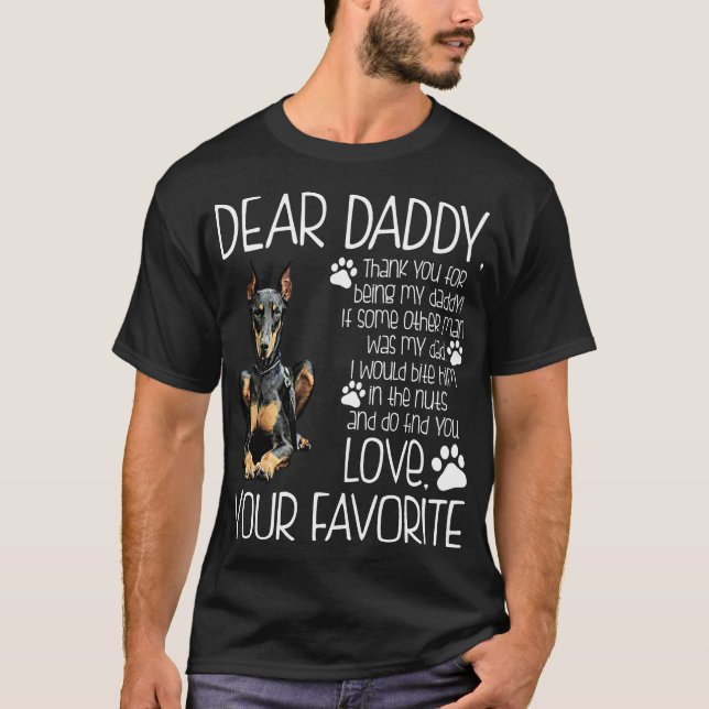 Love Your Favorite Doberman Dog Tshirt (Front)