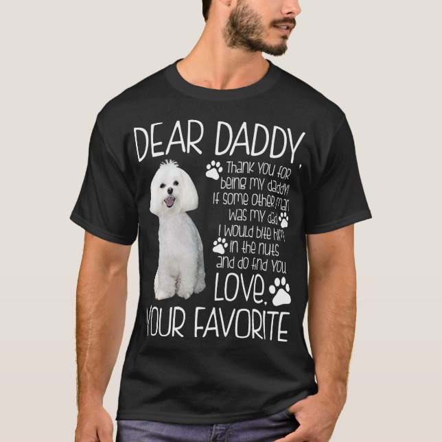 Love Your Favorite Maltese Dog Tshirt (Front)