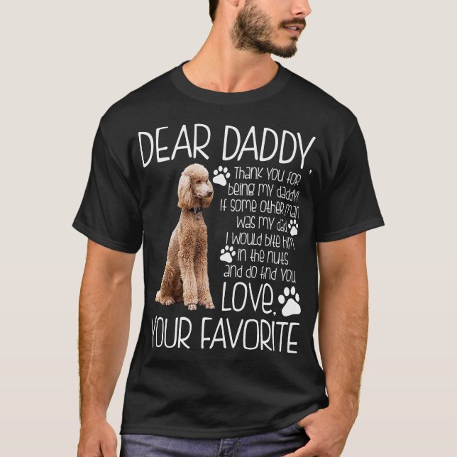 Love Your Favorite Poodle Dog Tshirt (Front)