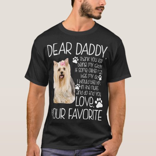 Love Your Favorite Yorkie Dog Tshirt