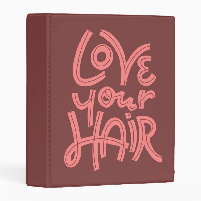 Love Your Hair Mini Binder (Front/Spine)