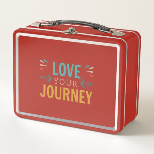 Love Your Journey Metal Lunch Box