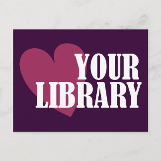 Love Your Library Postcard