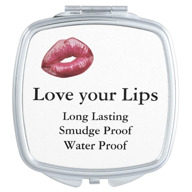 Love your Lips Compact Mirror (Front)