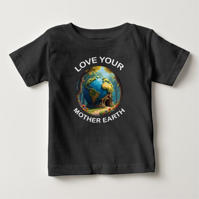 Love Your Mother Earth Baby T-Shirt (Front)