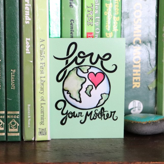Love your mother earth day heart lover             postcard (Creator Uploaded)