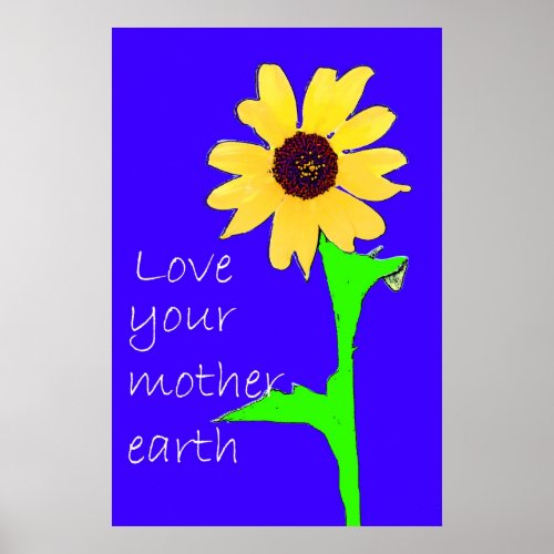 love your mother earth poster
