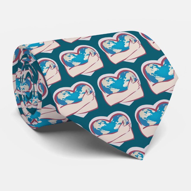 Love Your Mother Neck Tie (Rolled)