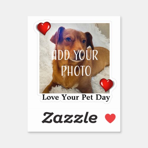 Love Your Pet Day Sticker