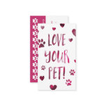 love your pet punch card bokeh love your pet punch card bokeh