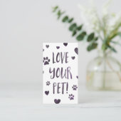 love your pet stamp card bokeh (Standing Front)