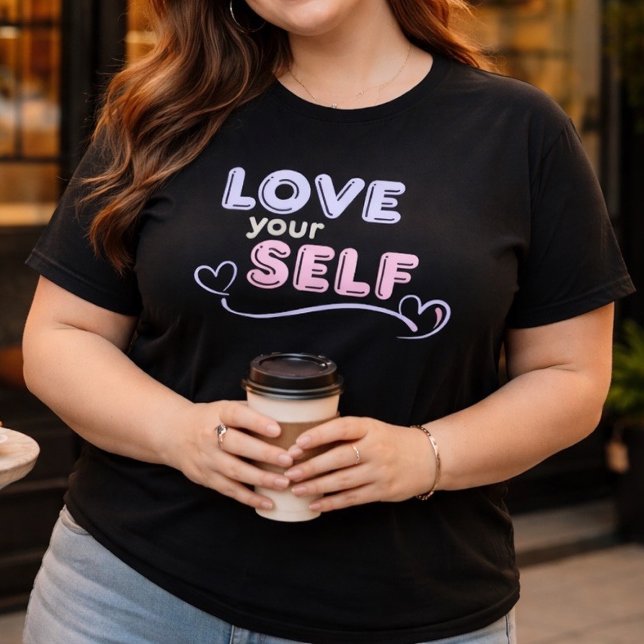 Love Your Self Heart Line Tee (Creator Uploaded)