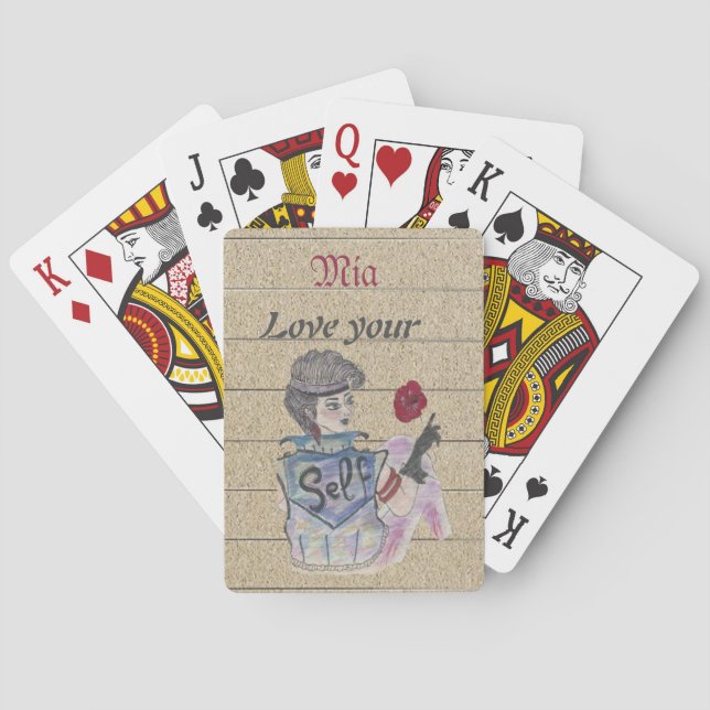 🃏 “Love Your Self” Personalized Playing Cards  (Back)