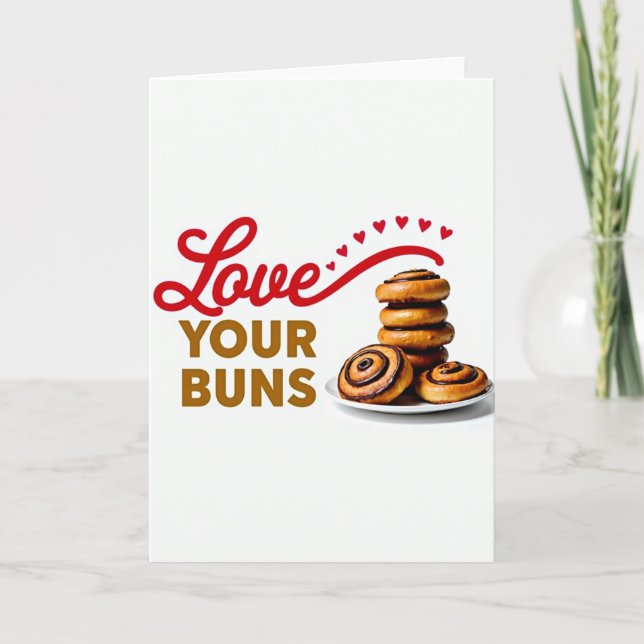 Love Your Sweet Buns Card (Front)