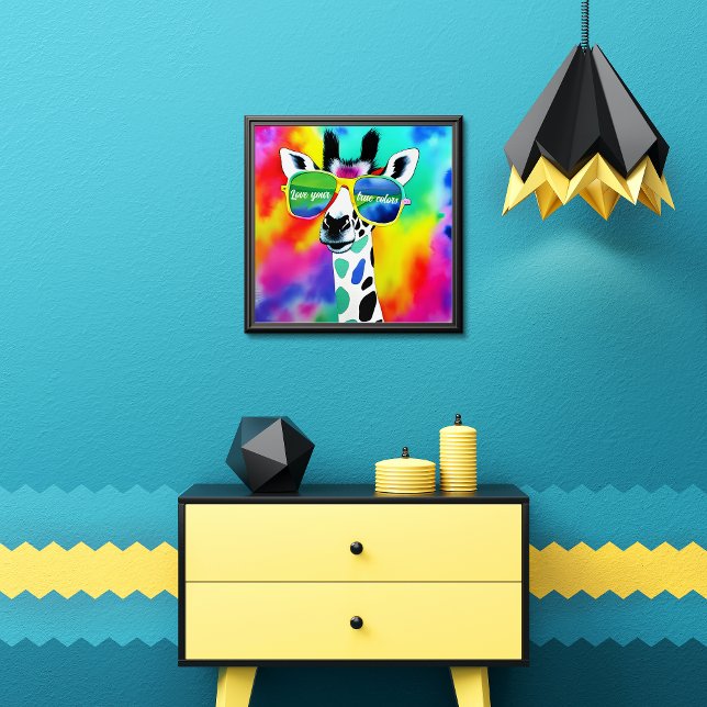 Love Your True Colors Giraffe Acrylic Art (Creator Uploaded)