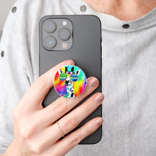 Love Your True Colors Giraffe PopSocket