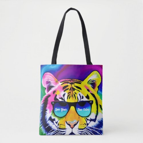 Love Your True Colors Tiger Tote Bag