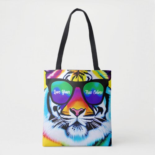 Love Your True Colors Tiger Tote Bag