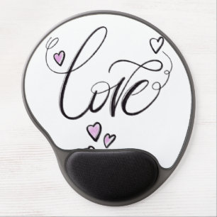 Love Your Work   Ergonomic Script Wellness Mouse  Gel Mouse Pad