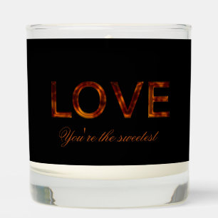 'Love, You're the Sweetest' Scented Jar Candle