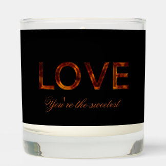'Love, You're the Sweetest' Scented Jar Candle