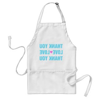 Love Yourself Apron (baby blue)