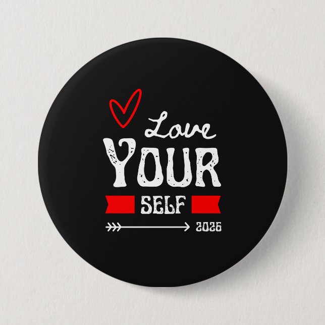 Love Yourself Button (Front)