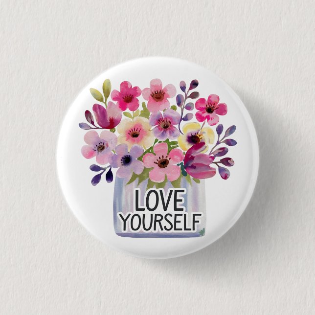 Love yourself button (Front)