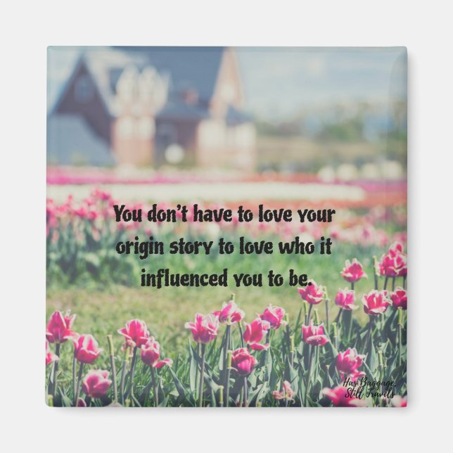 Love Yourself Cute Quote Magnet (Front)