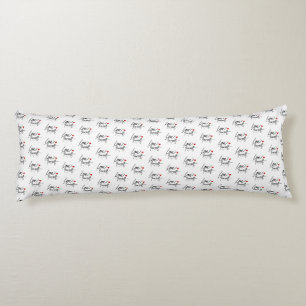 Love Yourself Handwritten Script Pattern Body Pillow