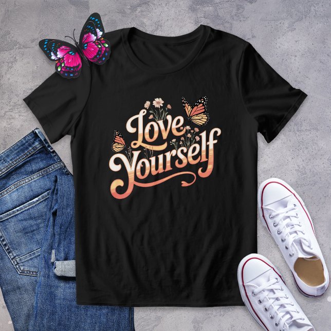 Love Yourself Monarch Butterfly Shirt (Creator Uploaded)